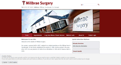 Desktop Screenshot of millbraesurgery.ie